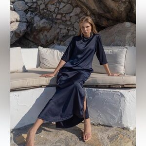 Third Silk Front Dress